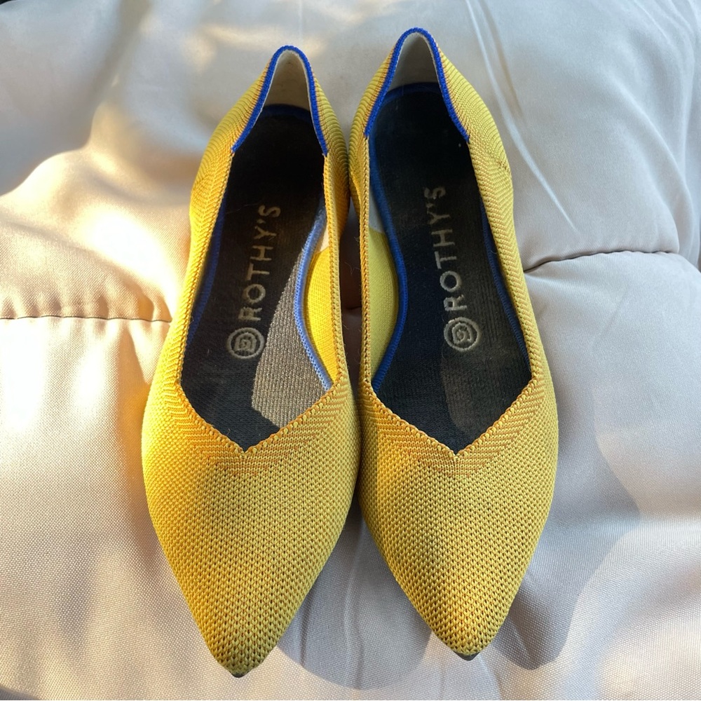 Rothy’s The Point Sunflower size 7.5